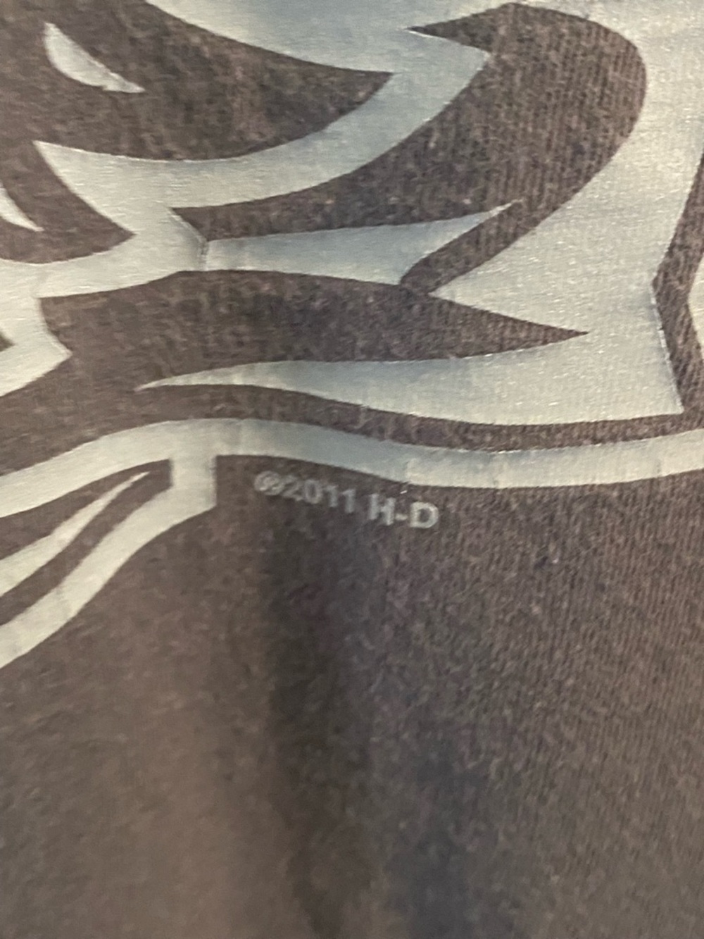 Harley-Davidson Motorcycle Gray graphic Tee Biggs San Marcos Ca. 2011 t-shirt - Picture 8 of 11